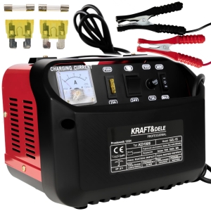 PROSTOWNIK SAMOCHODOWY DO AKUMULATORÓW 12V/24V 15A ŁADOWARKA 35-150Ah