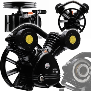 KOMPRESOR SPRĘŻARKA 4KW DWUTŁOKOWA 8BAR 600L/MIN DO KOMPRESORA 150-200L