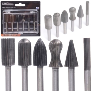 ZESTAW FREZÓW HSS DO METALU 6 ELEMENTÓW KASETA FREZOWANIE 6,3MM