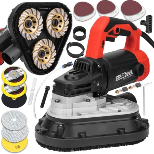 POLERKA MASZYNA POLEROWANIA SZLIFOWANIA POSADZKI KAMIENI 3500W 100MM TARCZE