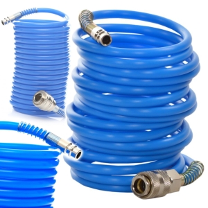 WĄŻ SPIRALNY PNEUMATYCZNY DO KOMPRESORA 5x8mm 10m