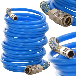 WĄŻ SPIRALNY 8X12mm 5M PRZEWÓD PNEUMATYCZNY DO KOMPRESORA