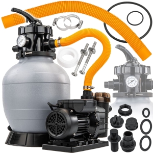 POMPA PIASKOWA DO BASENU FILTRUJĄCA DO BASENÓW WYDAJNA 13200 l/h FILTR 550W