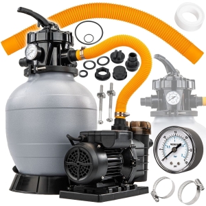 POMPA PIASKOWA DO BASENU FILTRUJĄCA DO BASENÓW WYDAJNA 7900 l/h FILTR 250W