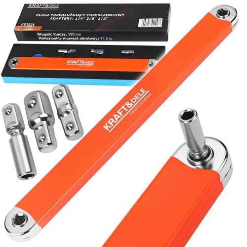 PRZEDŁUŻKA KLUCZ PRZEDŁUŻAJĄCY GRZECHOTKĘ PRZEKŁADNIOWY ADAPTER 1/4 3/8 1/2