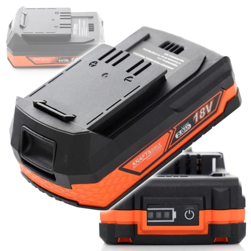 AKUMULATOR 18V BATERIA LI-ION 2AH WYDAJNA DO NARZĘDZI BEZPRZEWODOWYCH 