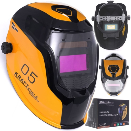 PRZYŁBICA SPAWALNICZA MASKA SAMOŚCIEMNIAJĄCA 92x42MM Z REGULACJĄ