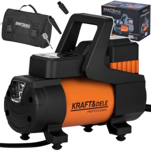 KOMPRESOR SAMOCHODOWY 12V SPRĘŻARKA DO POMPOWANIA OPON 200PSI 45L/min 168W