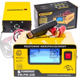 PROSTOWNIK MIKROPROCESOROWY AKUMULATOROWY ŁADOWARKA 6-150Ah 12-24V