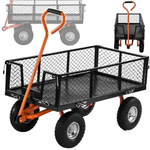 WÓZEK OGRODOWY TRANSPORTOWY TURYSTYCZNY PLAŻOWY 400KG 125L 96,5x52cm