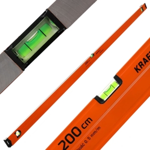 POZIOMICA ALUMINIOWA 200cm MAGNETYCZNA 3 LIBELLE