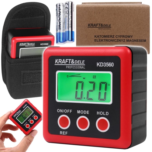 KĄTOMIERZ CYFROWY ELEKTRONICZNY Z MAGNESEM SOLIDNY