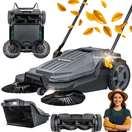 ZAMIATARKA RĘCZNA ZBIERACZ DO KOSTKI BRUKOWEJ PODJAZDU TARASU MAGAZYNU 65CM