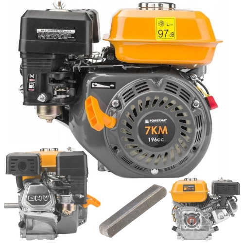 SILNIK SPALINOWY GX160 OHV 7KM WAŁEK 20MM 4-SUW CZUJNIK OLEJU