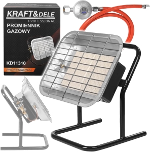 PROMIENNIK GAZOWY 4,5kW 37mBar SŁONECZKO PIECYK NA GAZ PŁYNNA REGULACJA 