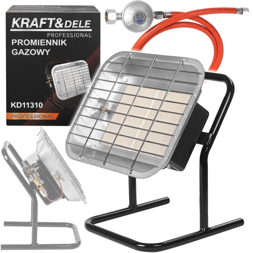 PROMIENNIK GAZOWY 4,5kW 37mBar SŁONECZKO PIECYK NA GAZ PŁYNNA REGULACJA 