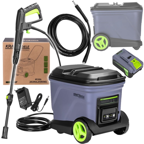 MYJKA AKUMULATOROWA ZBIORNIK 20L 700W 42V 3000mAh 200bar 260l/h 