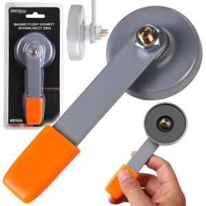 SOLIDNY UCHWYT UZIEMIAJĄCY SPAWALNICZY MAGNETYCZNY 200A MAGNES KRAFTDELE