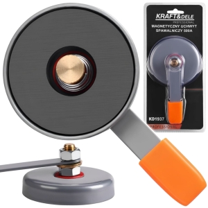 SOLIDNY UCHWYT SPAWALNICZY MAGNETYCZNY UZIEMIAJĄCY 500A SILNY MAGNES