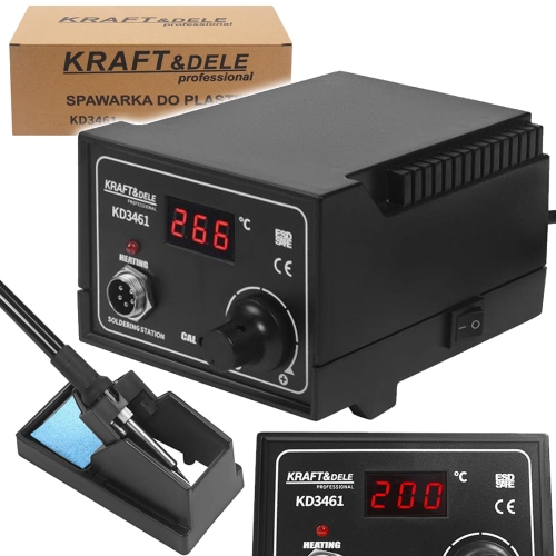 SPAWARKA DO PLASTIKU ZESTAW STACJA LUTOWNICZA 200°C – 480°C + AKCESORIA 