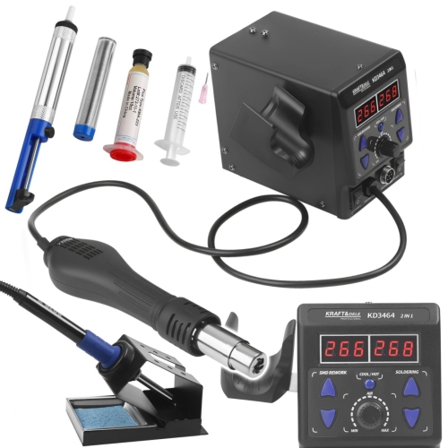 SPAWARKA DO PLASTIKU / STACJA LUTOWNICZA SOLIDNA + AKCESORIA LED