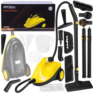 MYJKA PAROWA CZYŚCIK CIŚNIENIOWY DO OKIEN TAPICERKI FUG PAROWNICA 2500W 2L