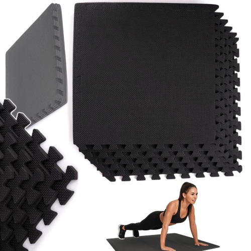 MATA PUZZLE PODŁOGA POD SPRZĘT NA SIŁOWNIE DO ĆWICZEŃ PIANKA EVA 6 SZT