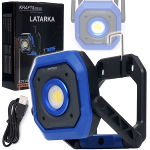 LATARKA WARSZTATOWA LED 2000lm BATERIA 4000mAh MAGNESY USB-C 