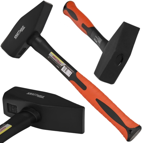 MŁOTEK ŚLUSARSKI MASZYNISTY 2 kg FIBERGLASS 33cm 2000g