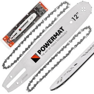 PROWADNICA DO PIŁY 30CM 12" + 2xŁAŃCUCH 3/8" AKUMULATOROWEJ SPALINOWEJ
