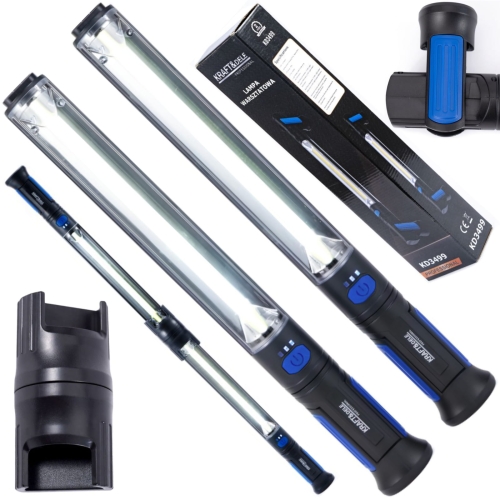 PODWÓJNA LATARKA LAMPA WARSZTATOWA USB-C 1000LM DWA MODUŁY LED 10W 6500K