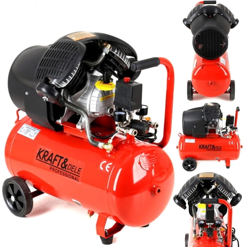 KOMPRESOR OLEJOWY 50L SPRĘŻARKA 2 TŁOKI 230V 3KW