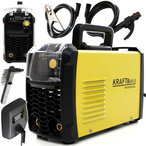 SPAWARKA INWERTEROWA 300A IGBT MMA 230V ZESTAW +MASKA PRZEWODY