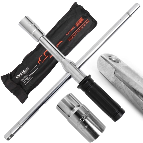 SKŁADANY KLUCZ DO KÓŁ SAMOCHODOWY NASADKA 17mm 19mm