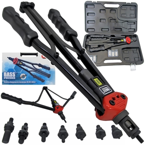 NITOWNICA RĘCZNA DŹWIGNIOWA DO NITONAKRĘTEK M3-M12