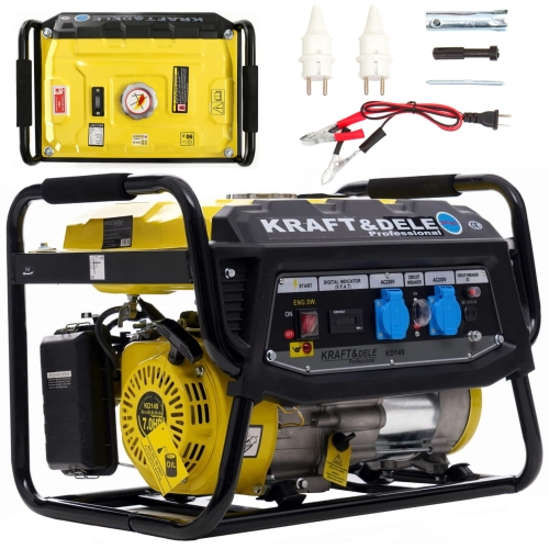 AGREGAT PRĄDOTWÓRCZY JEDNOFAZOWY GENERATOR PRĄDU 3,5KW 230V BENZYNA