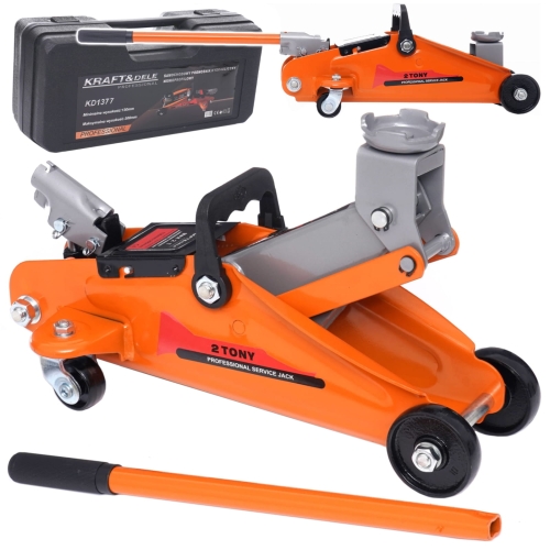 PODNOŚNIK SAMOCHODOWY LEWAREK HYDRAULICZNY NISKOPROFILOWY 2 TONOWY ŻABA