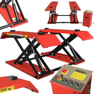 PODNOŚNIK SAMOCHODOWY NOŻYCOWY AUTOMATYCZNY 400V 3500kg