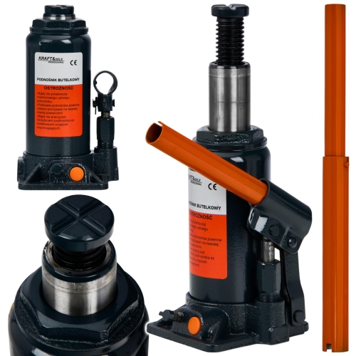 PODNOŚNIK BUTELKOWY HYDRAULICZNY SŁUPKOWY LEWAREK 8T