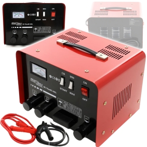 PROSTOWNIK SAMOCHODOWY DO AKUMULATORÓW ŁADOWARKA 12V 24V 180Ah Z ROZRUCHEM