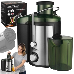NOWOCZESNA SOKOWIRÓWKA DO WYCISKANIA SOKU 450ML 1600W FILTR Z MIKROSIATKĄ