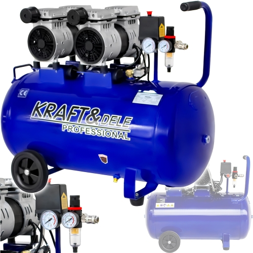 KOMPRESOR BEZOLEJOWY 100L SPRĘŻARKA POWIETRZA 2x1500W 582L/min 8 BAR 