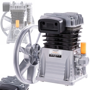 SPRĘŻARKA POMPA POWIETRZA 1500W KOMPRESOR 300L/MIN 8bar DWUTŁOKOWA 2KM