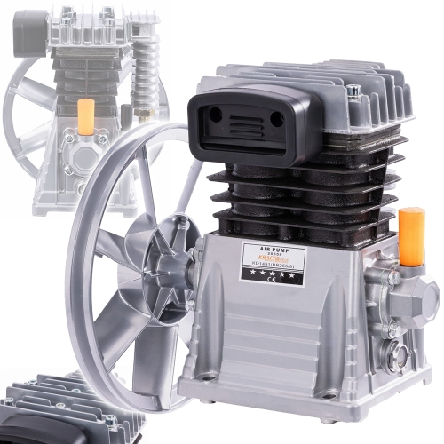 SPRĘŻARKA POMPA POWIETRZA 1500W KOMPRESOR 300L/MIN 8bar DWUTŁOKOWA 2KM