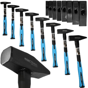 ZESTAW MŁOTKÓW ŚLUSARSKICH MŁOTEK MŁOTKI 8szt 100-1500g FIBERGLASS