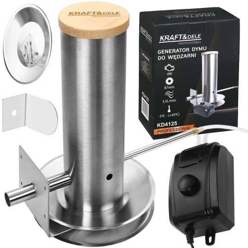 GENERATOR DYMU DO WĘDZARNI ZADYMIARKA WYTWORNICA WĘDZARNIA 4W 87x300mm 230V