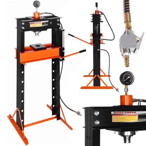 PRASA HYDRAULICZNA WARSZTATOWA 30T Z PRZESUWNYM TŁOKIEM ŻELIWNA 0-950 mm