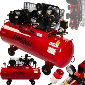 SPRĘŻARKA KOMPRESOR OLEJOWY 200L 5,6KM 400V 660l/min 3-TŁOKI SEPARATOR