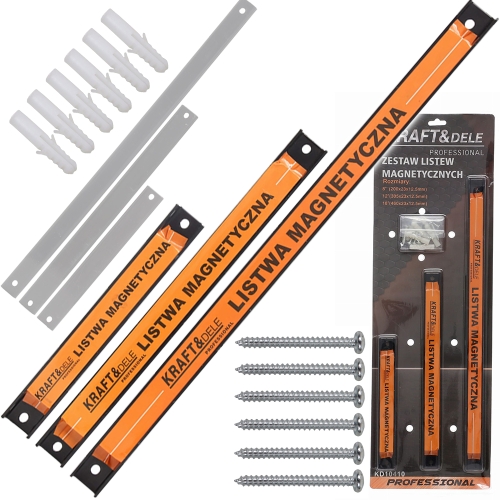 LISTWA MAGNETYCZNA 3xLISTWY UCHWYT MAGNES NA NARZĘDZIA 8" / 12" / 18"