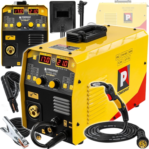 SPAWARKA INWERTOROWA MIGOMAT PÓŁAUTOMAT 210A MIG MAG MMA TIG LIFT SYNERGIA